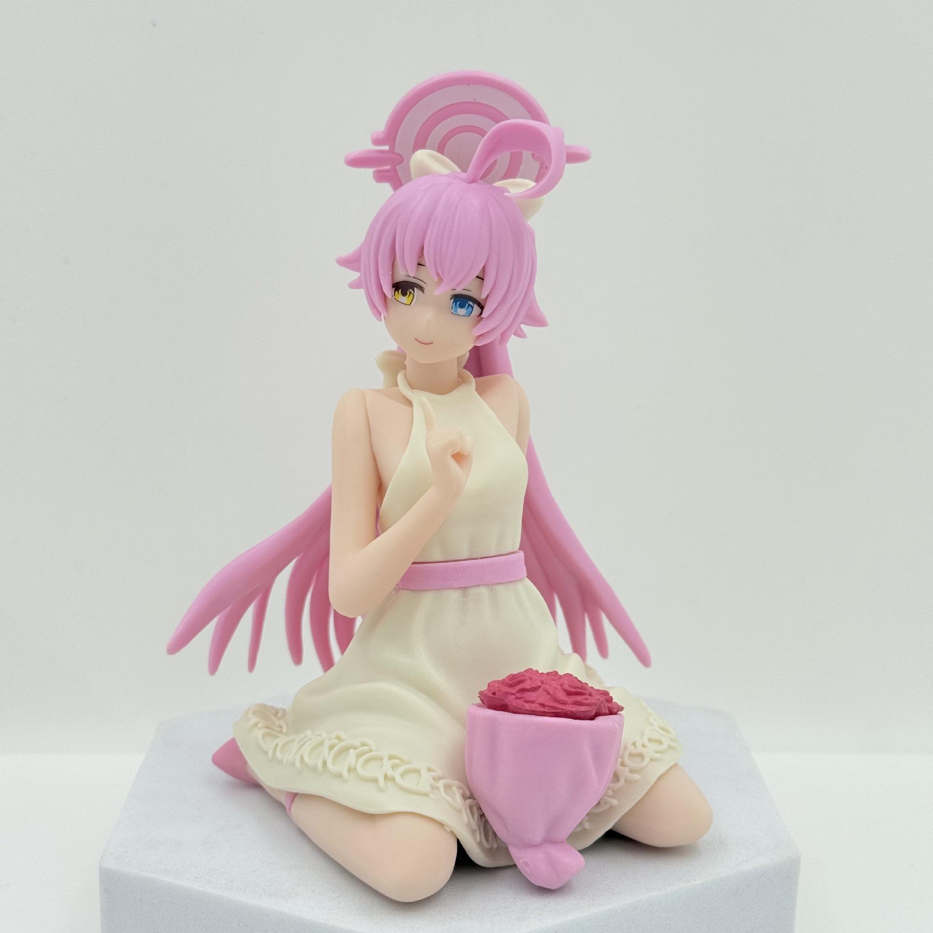Yumemirize Blue Archive Takanashi Hoshino Kuromi Serika Sunaookami Shiroko Game Kawaii Anime Loli Figurine  Pvc Collectible Model