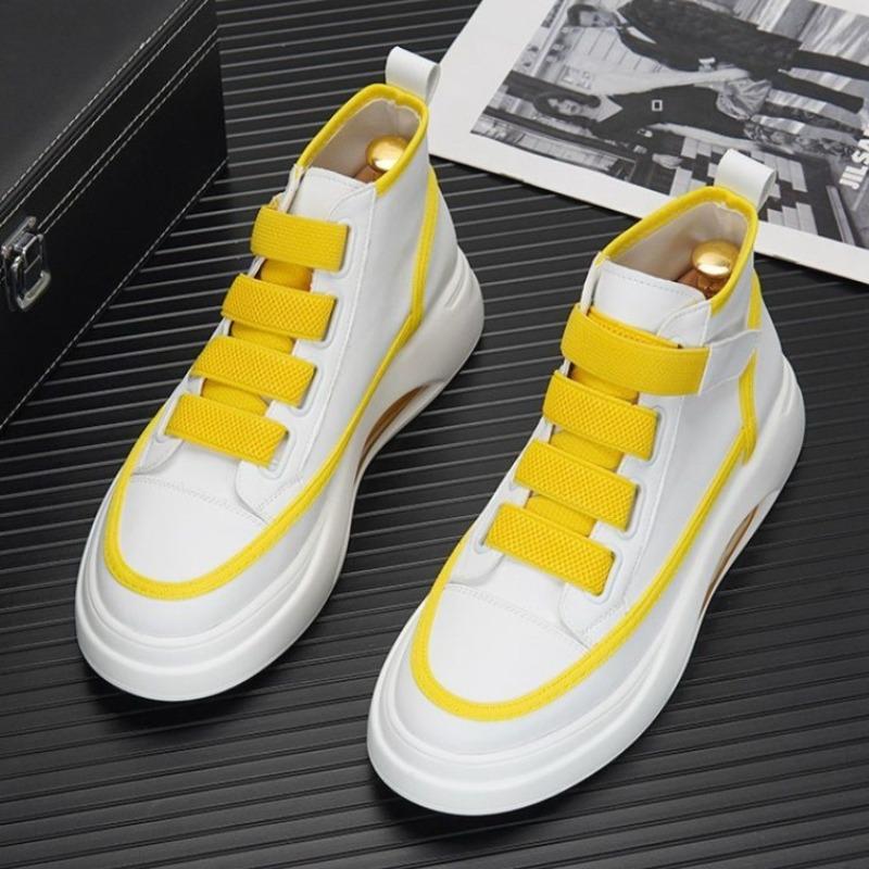 High Quality Men White Shoes for Teenagers Anti Slip Wear Resistant Platform Sneakers Men Shoes for Men Tenis Masculino