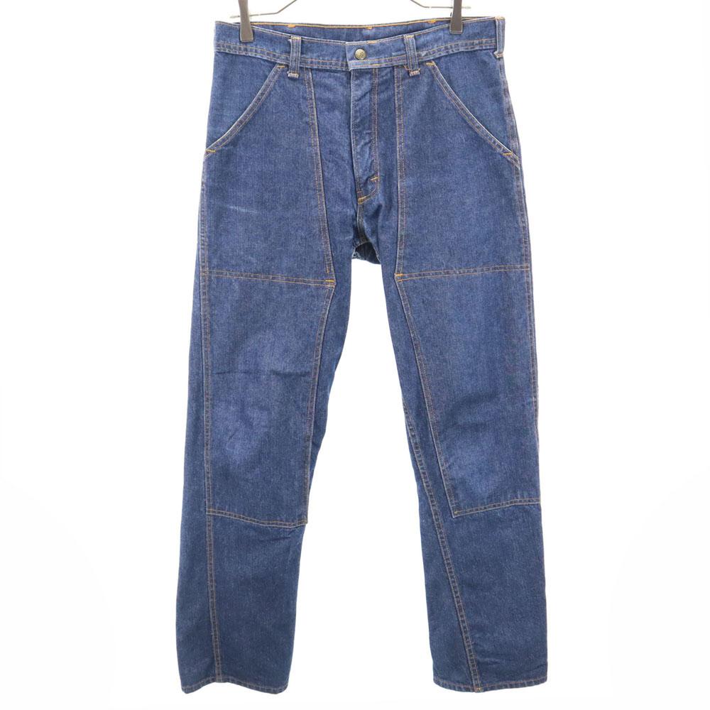 

GUNG HO 90-е Сделано в США Старые рабочие Джинсы Деним Индиго Мужские Б/У