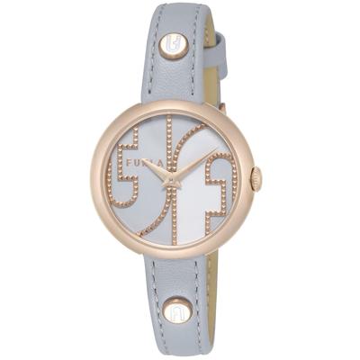 Watch FURLA COSY Cozy Blue Dial Stainless Steel Quartz Watch Jewelry Accessory WW00005015L3 30.5MM Women's