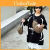 Cute Lightweight Cartoon Kids Chest Bag With Trendy Leopard And Zebra Patterns