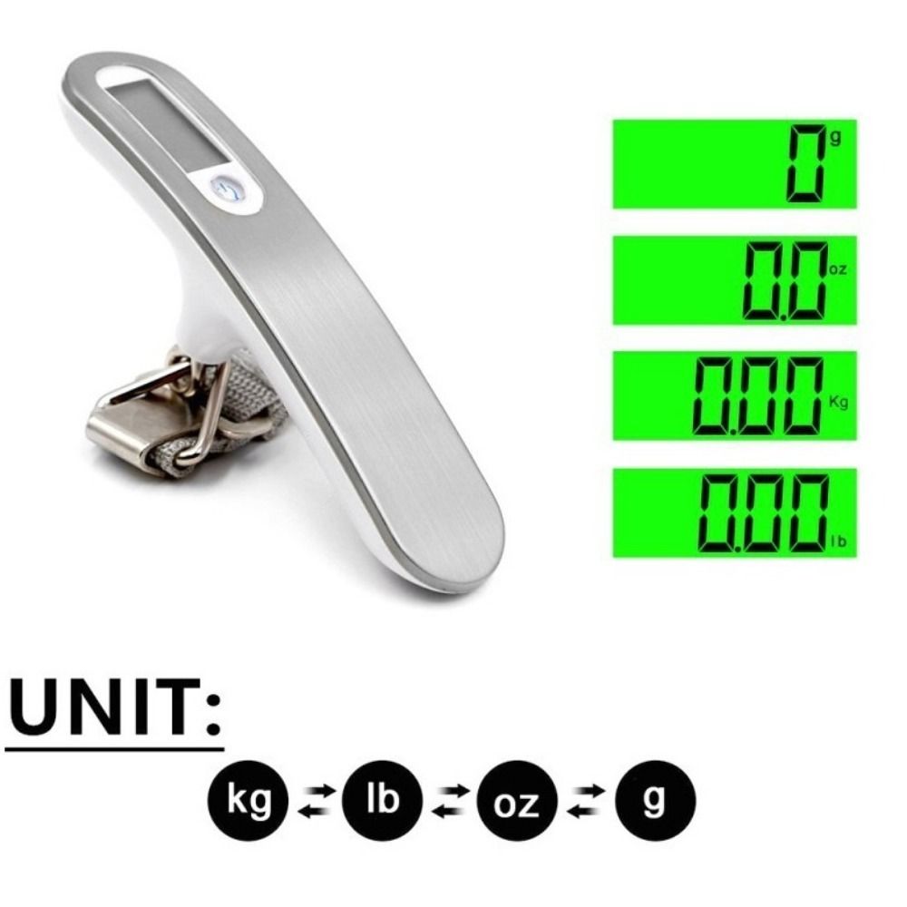 Handheld Electronic Scale LCD Display Weight Balance Tool Practical Baggage Weight Scale  for Home