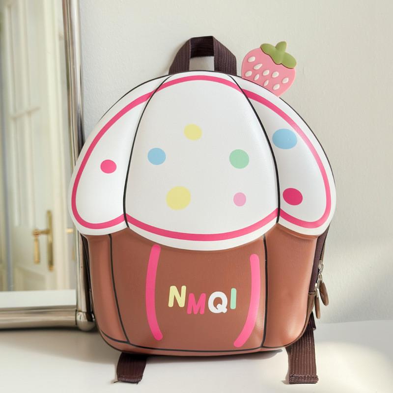 And Functional Lovely Backpack For Young Children In Cute Cake Design With Oxford Material