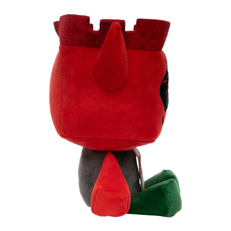 Forsaken-Jx1Dx1 Red Devil Castle Top Plush Toy Game Peripheral Creative Stuffed Doll For Kids Game Fans Birthday Gift Home Decor