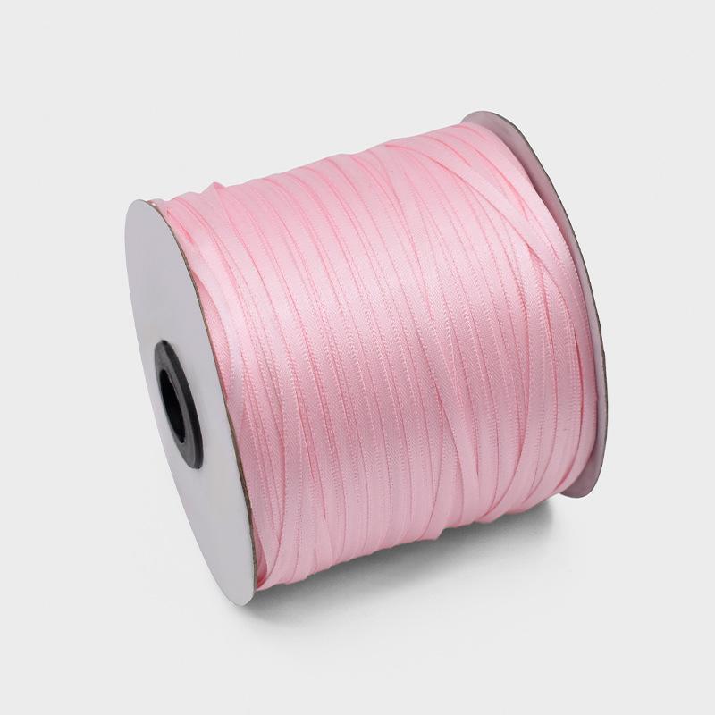 0.3cm Encrypted Polyester Satin Ribbon for Clothing and DIY Accessories