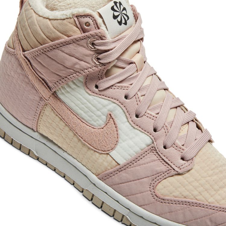 Women's Sneakers Nike Dunk High LX Next Nature Pink Oxford (Women's) Rusty Pink/Linen/White