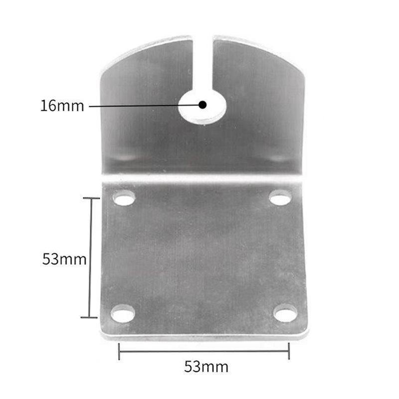 Aluminum Alloy Shortwave UV Dual-Band Antenna Bracket For Balcony For Outdoor Vehicle Tubular Clamp Base