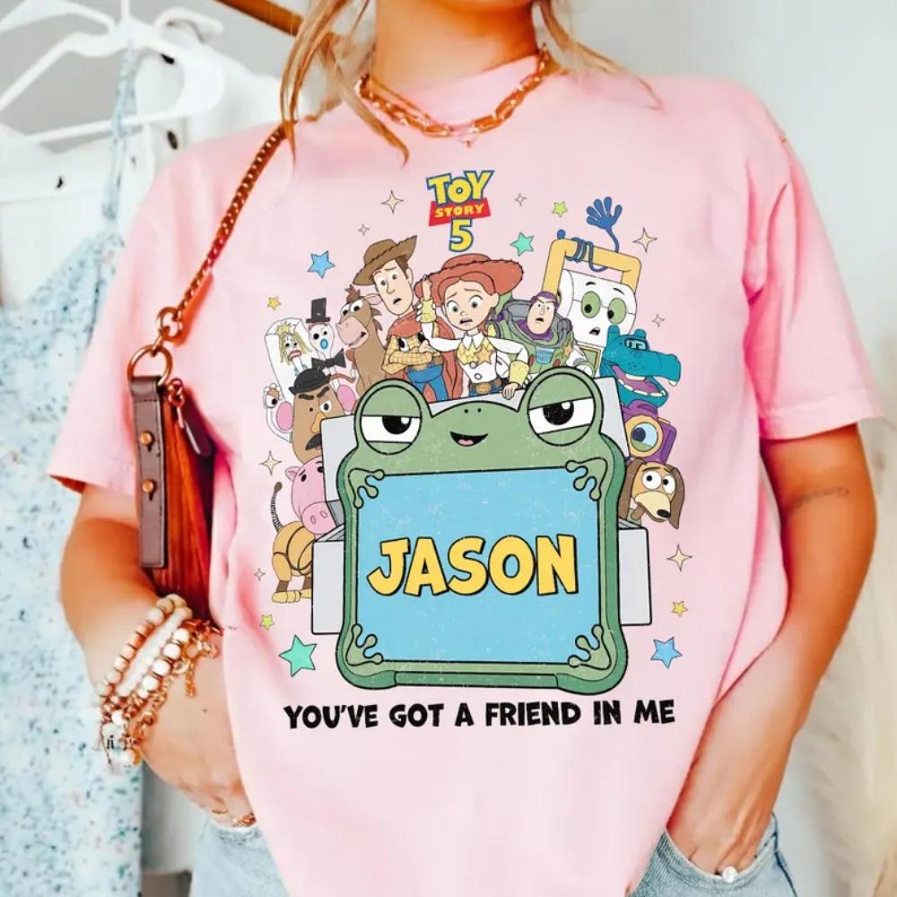 Summer Toy Story 5 Movie graphics T-shirt cotton Men's and Women's short sleeves Loose Y2K round neck shirt