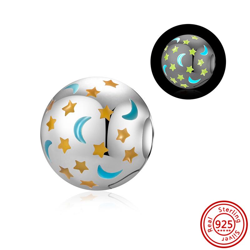 

925 Стерлинговое серебро Искрящийся Паве Круглый Черный Красный Синий Прозрачный Шарм Циркон Бусины Подходят для Оригинального Браслета Pantaro DIY Циркон 3mm-4mm