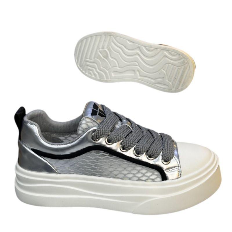 Fashion 2025 New Style Men's Mesh Breathable Thick Soled Casual Shoes Fashion Trend Comfortable Non Slip Slip On Chunky Sneakers