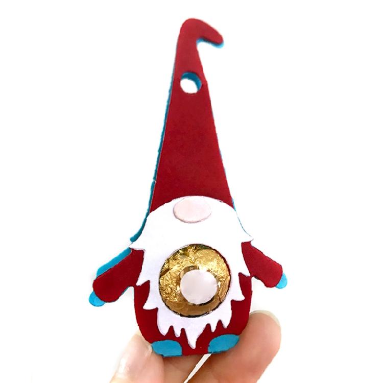 

Christmas Gnome Chocolate Cutting Dies Pendant Children Adults Making Fun 1