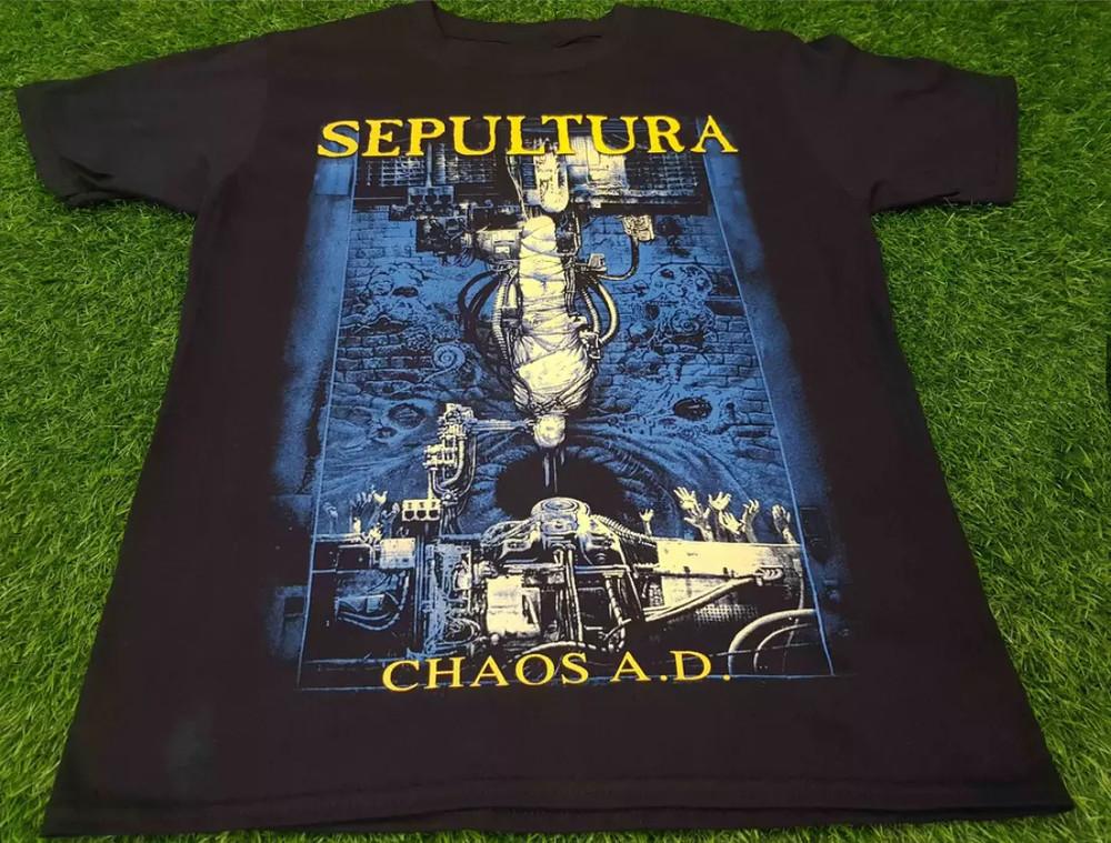 Chaos A.D Sepultura Band Black Size S To 4XL Tee Shirt Unisex PP032 Unisex T-Shirt XXXL