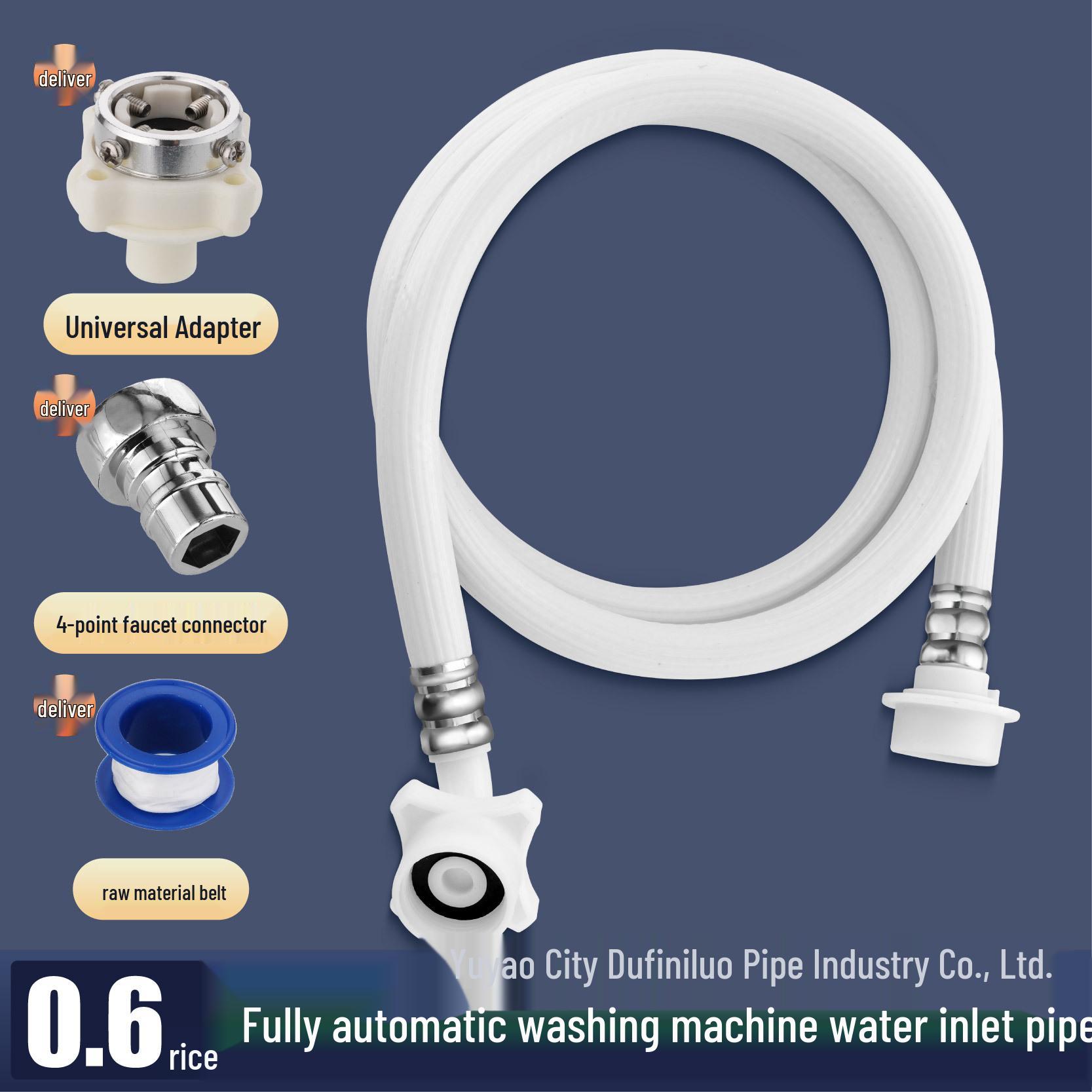 Leak-Proof Universal Washing Machine Water Inlet Hose Extension
