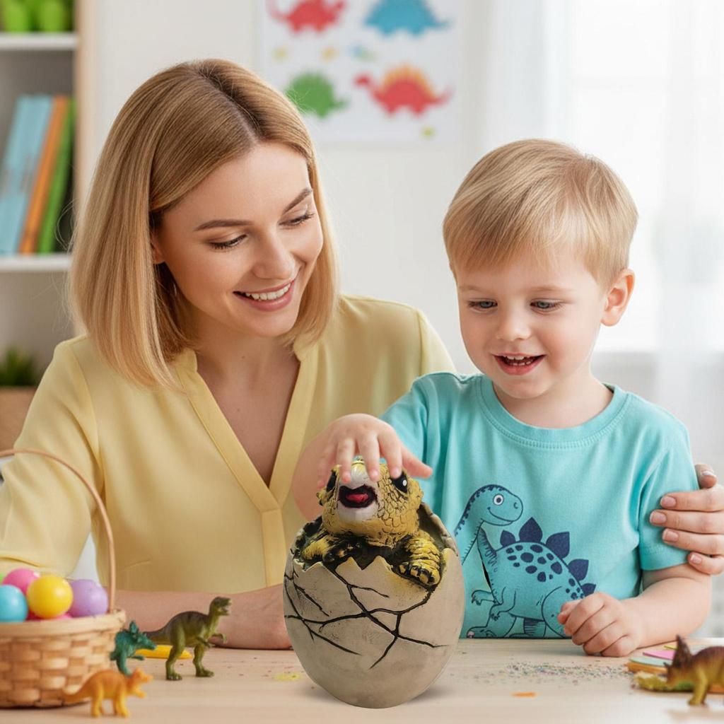Dinosaur Egg Handcrafted Decoration Stuffers Hatching Dinosaur Eggs For Adults Kids Girls Home Easter Party Indoor Birthday Desk