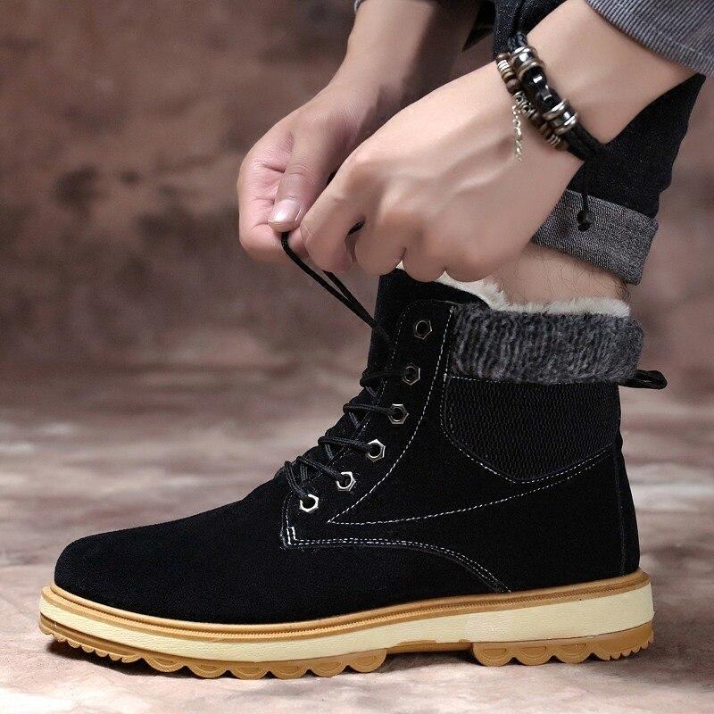 Hombre Botas de nieve Warm Fur Zapatos de invierno Hombres Botas Martin de  invierno Calzado Hombres Talla grande Botines Hombre Zapatillas de deporte  comprar a buen precio — entrega gratuita, reseñas reales