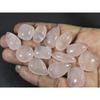 274Cts. Natural Pink Rose Quartz Mix Shape Cabachon Loose Gemstone 13Pcs Lot C-2518