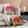 K-Kusuo Saiki Pillow Covers Cartoon Sofa Decorative Home Double-sided Printing Short Plush Cute Cushion Cover