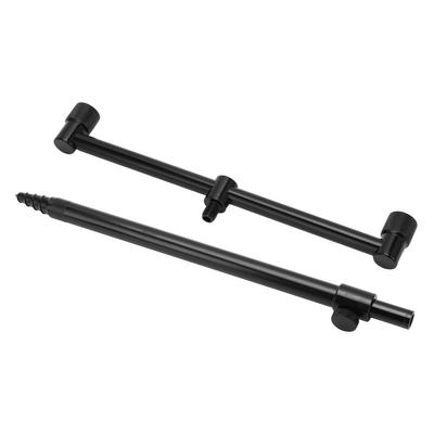 Fishing Rod Bracket Aluminium Alloy Flexible 2 Section Portable Fish Rod Ground Holder Fishing Tool