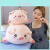 Plush Pig Pillow With Soft Fiber Cotton Filling For Kids And Adults