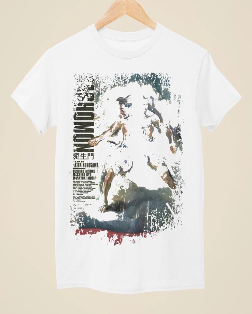 Rashomon Japanese Movie Poster Inspired Unisex White TShirt S