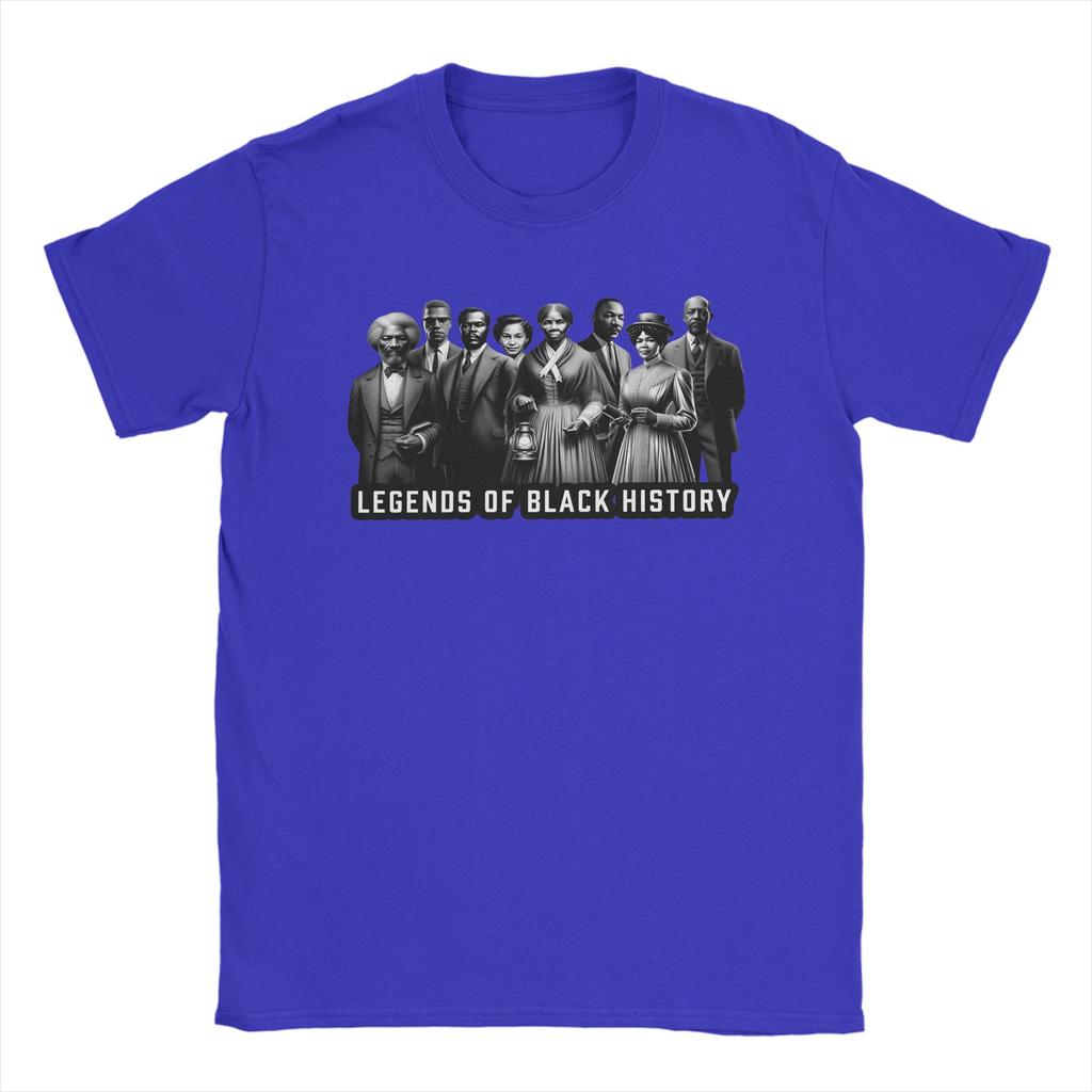 Casual T Shirt Summer Legends of Black History Trendy Cool T Shirts Pure Cotton Tee Shirt for Adult Aesthetic Short Sleeve Tops