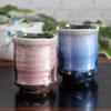 Waza No Kura Stylish Pair of Kutani Ware Teacups, Silver-Glazed, Ceramic, Japanese Tableware, Made In Japan, Perfect Gift for Wedding Anniversaries, 6