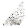 Bingyu Stainless Steel Flat Corner Brackets with Screws (10 Pcs)