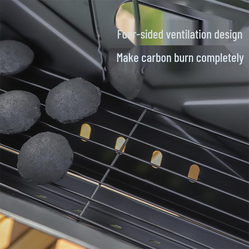 Portable X-Fold Outdoor Barbecue Grill
