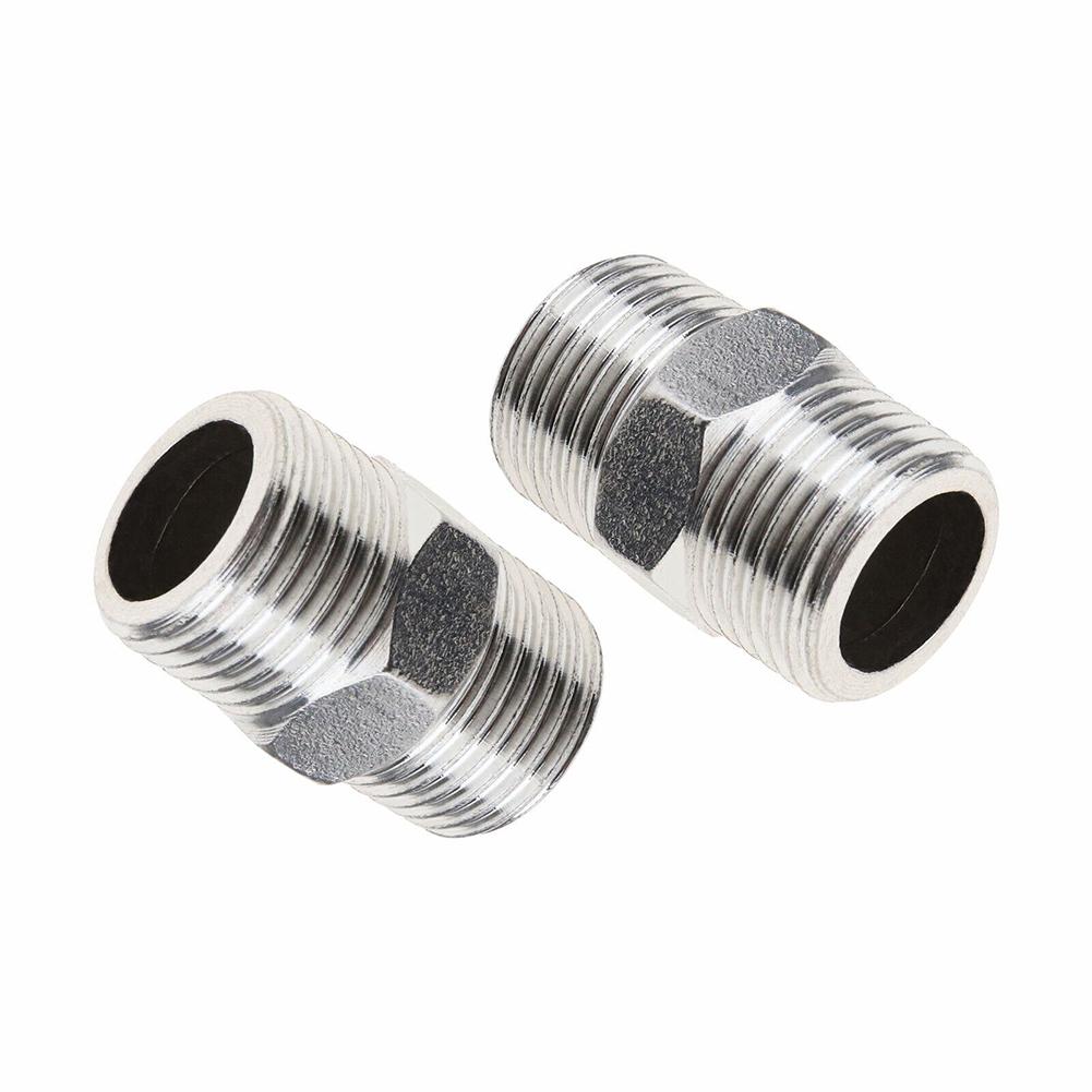 2 Pcs Shower Hose Extension Pipe Universal Hose Extender Bathroom Accessories For DIY Showers Bathrooms RVs Outdoor Showers Part