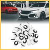 30pcs Plastic Rivet White Bumper Fastener Clips for Ford Edge Escape F-150 for Mustang for Lincoln W716352S300 Auto Replacement Parts