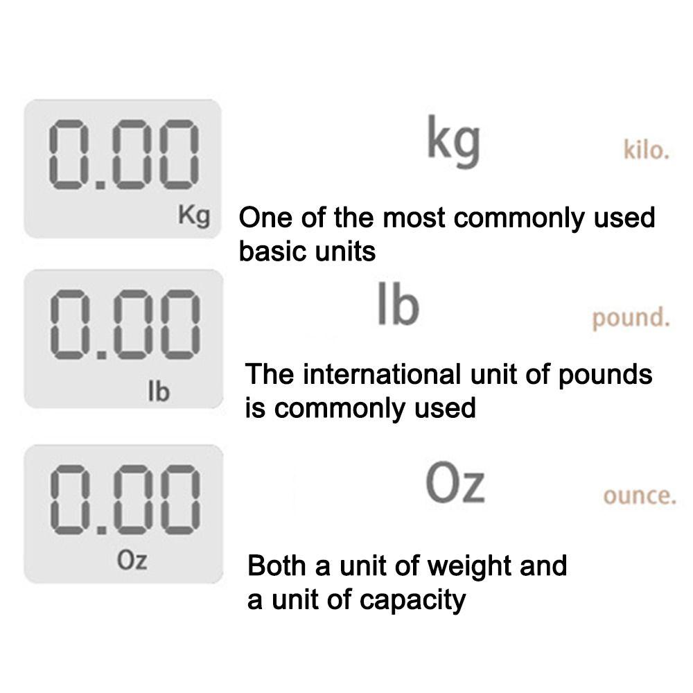 Portable Electronic Luggage Scale Kg/Oz/Ib Digital Hanging Scales  Baggage Weight Check