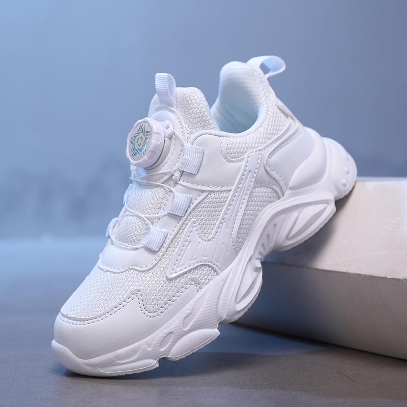 Kinder Basketball Sportschuhe Atmungsaktiv Schüler Weiß Schul Laufschuhe Rutschfest Jungen Mädchen Freizeit Laufschuhe