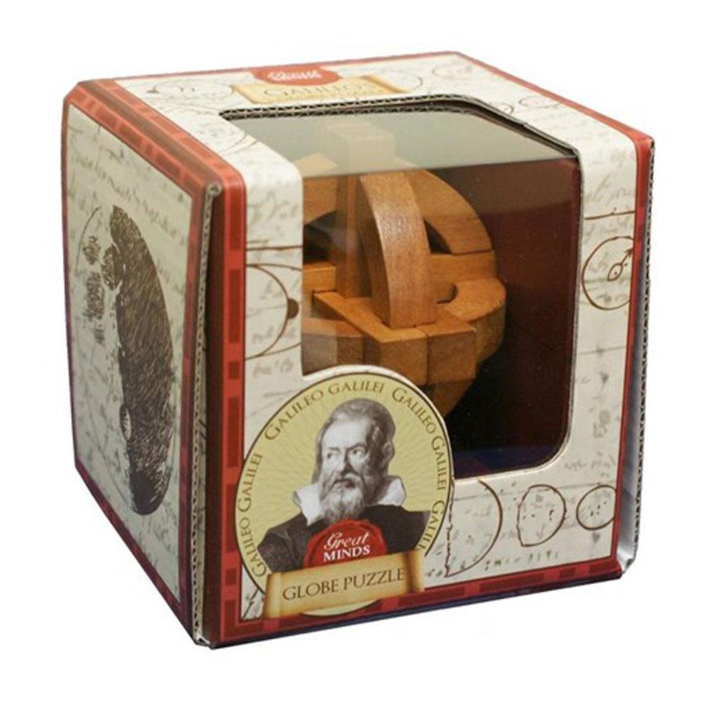 Drewniane puzzle łamigłówki Great Minds (Globus Galileusza)