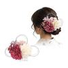 FASELE Japanese Traditional Hair Accessories for Women - Silk Flower, Mizuhiki, Hairpins, Combs, Kanzashi, Peony, Hydrangea, Tassels, Pearls -