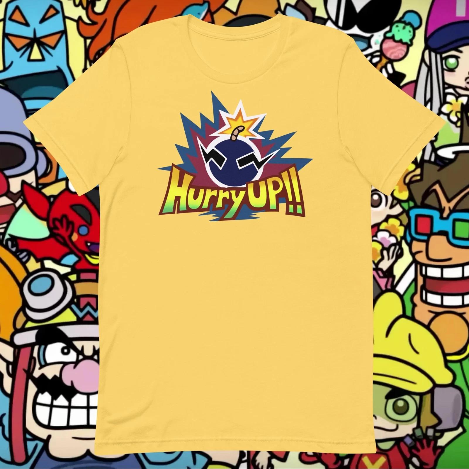 Wario Warioware Hurry Up Cosplay Shirt 4XL