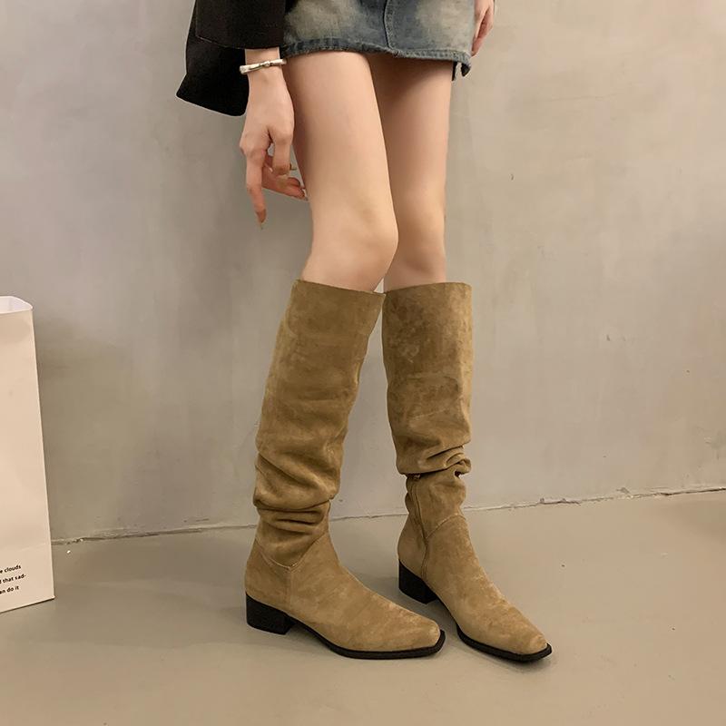 Women's British style high fashion hundred soft elastic comfortable ankle boots shock absorption non-slip casual sports Martin boots