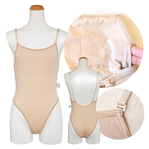 

Ballet Sayori High-Leg Body Innerwear for Leotards, Made in Japan, Sayori Cotton Body Foundation [sci006] (JL (Junior))