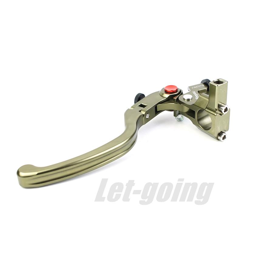 

Мотоциклетный радиальный тормозной рычаг, складной, кованый, 17,5-цилиндровый, главный цилиндр, ручка сцепления Perch Line для Cafe Racer Nanja 400R