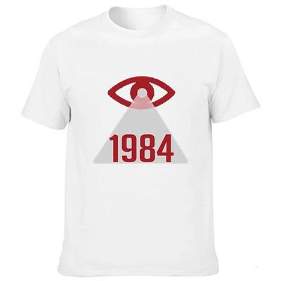 George Orwell Big Brother Is Watching You 1984 Cctv Observation N S A Prisem Tv Media T-shirt Unisex Tee Casual Vintage Tops