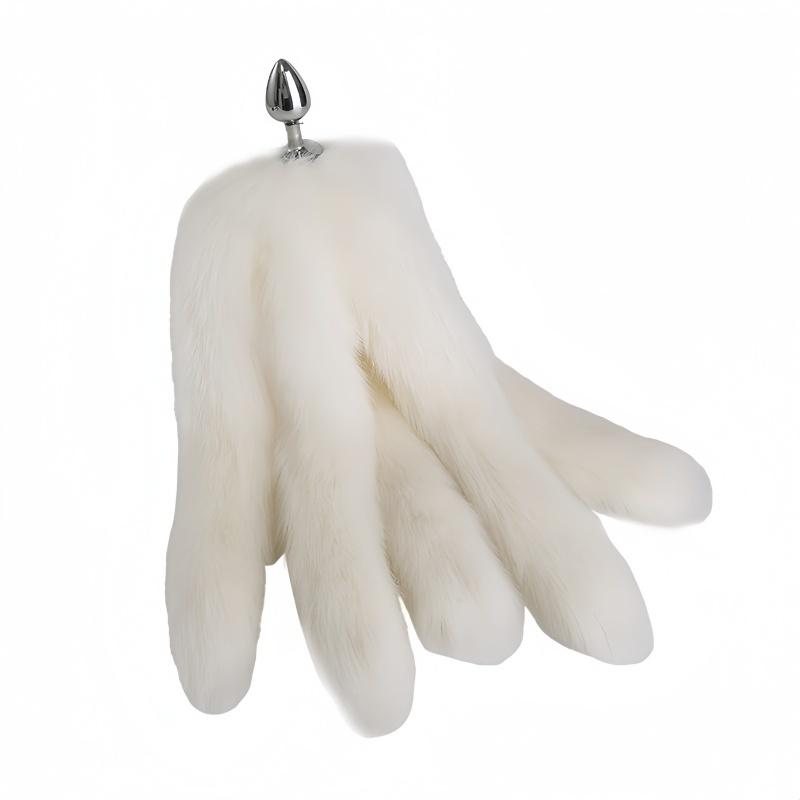 Sexy Multi Taile False Fox Tail with Separable Metal Butt Plug Anal Sex Toys for Couple BDSM Role Play Adult Products