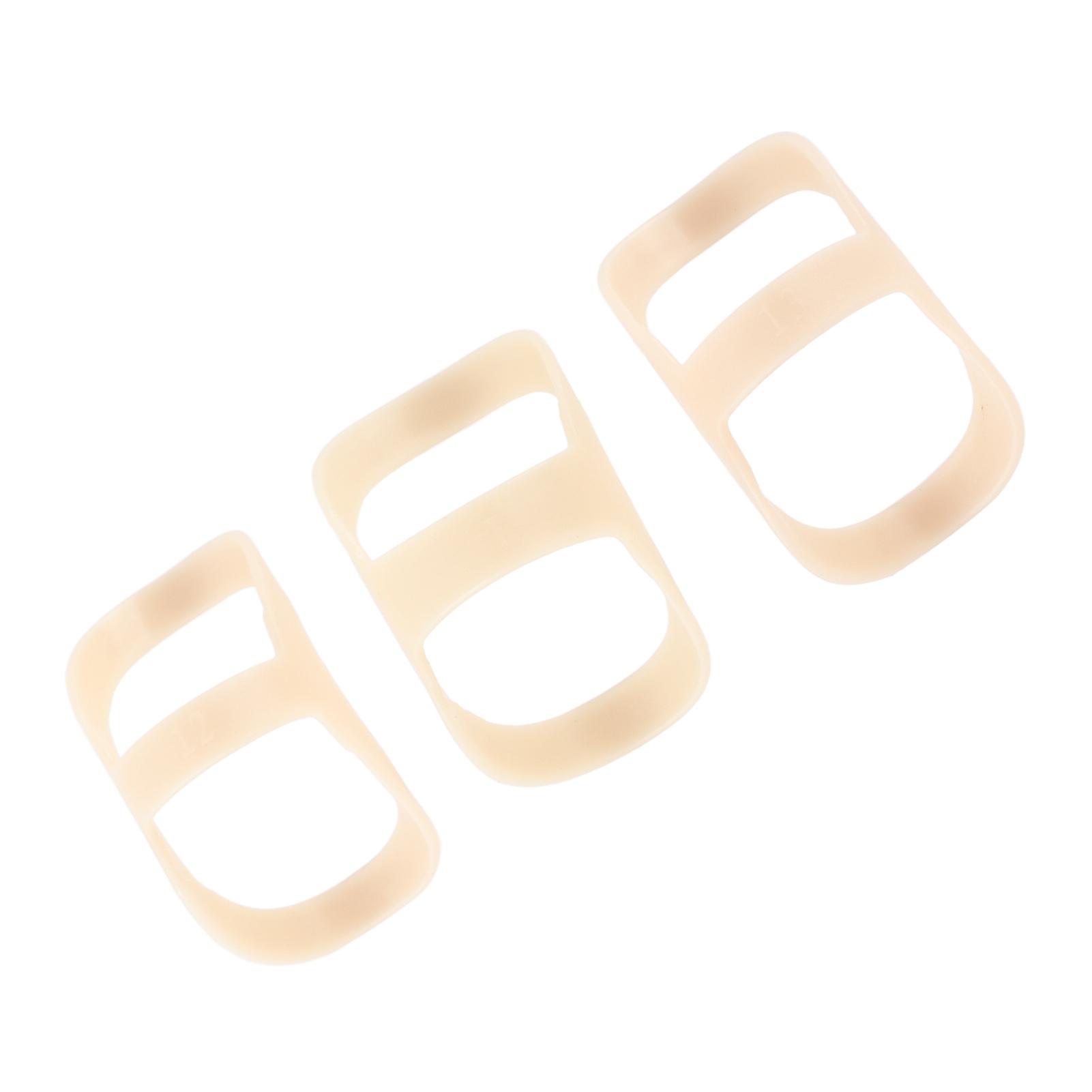 

3 шт. Овальная шина для пальца для поддержки при артрите, молоткообразном пальце, щелкающем пальце Нет. 13 14 15