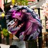 Parapluie Imprimé Demon Slayer Ouverture/Fermeture Automatique - Design Pliable Portable - Usage Quotidien pour Voyage/Extérieur - Cadeau d'Anniversaire