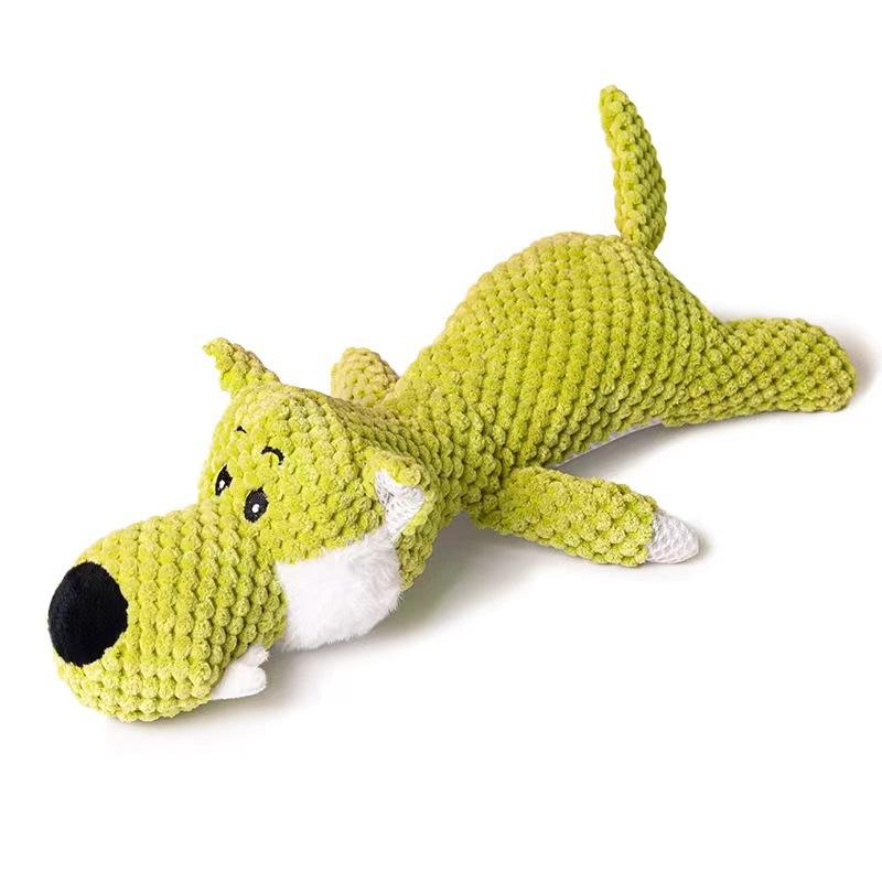 

Plush Cartoon Puppy Dog Toy Teeth Grinding Pet Products Dog Accessories Pet Dog Chew Squeak Toys for Small Dogs Lion Wolf
