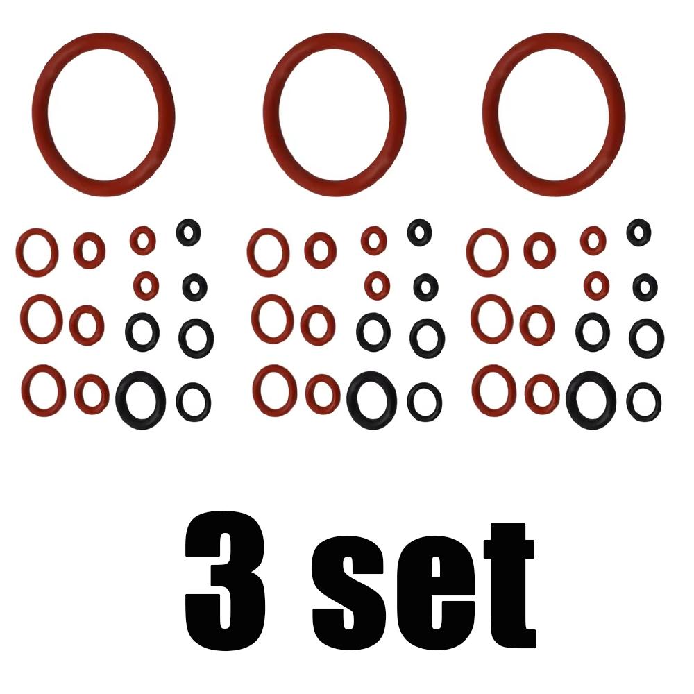 1-5set O-Ring Seal Kit Silicone Gasket Tools For Food Grade Coffee Machine Brewing Group Spout Connector Maintenance Accessories