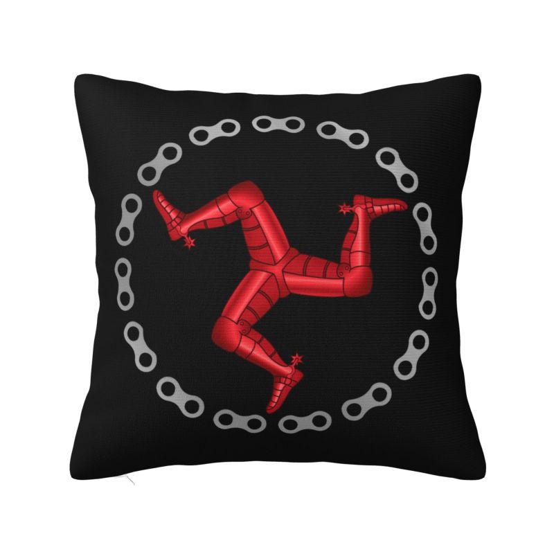 Motorcycle Sport Isle Of Man TT Races Cushion Cover  cm Throw Pillow Case Living Room Decoration Sofa Chair Pillowslip
