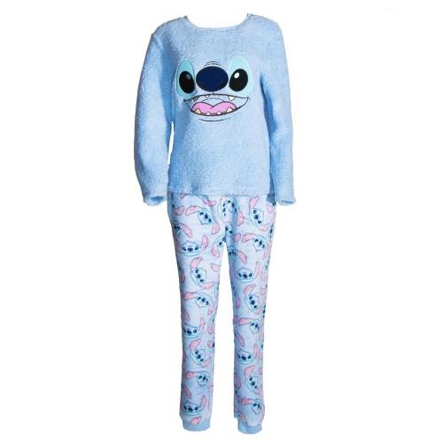 Lilo & Stitch Womens/Ladies Fleece Long Pyjama Set