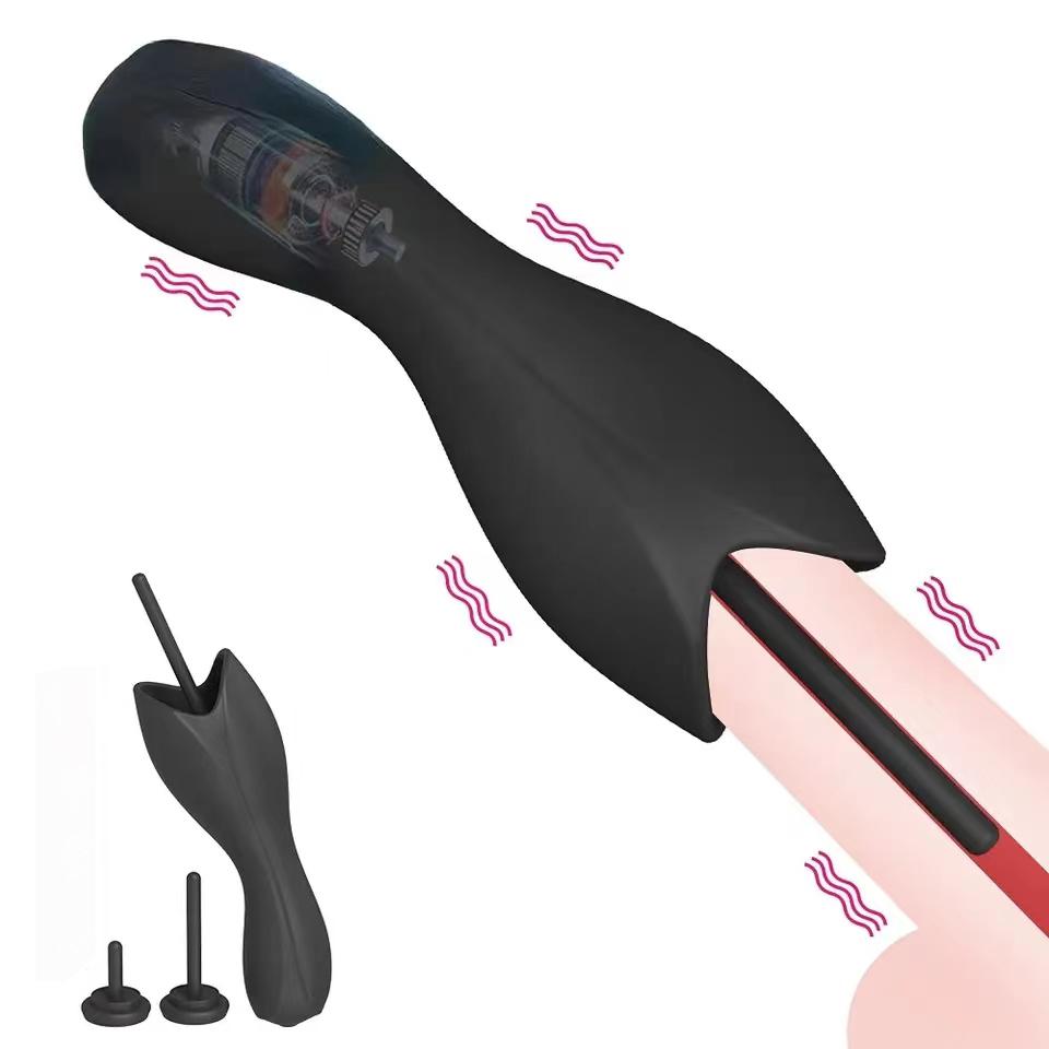 Male Penis Pump Vibrator Penis Massager Penis Plug Urethra Expansion Stimulator for Men Urethra Masturbation Cup Erotic Sex Toys Prostate Massager
