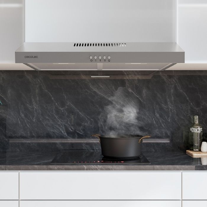 Cecotec Hotte aspirante encastrable Bolero Flux CM 602200 Inox B