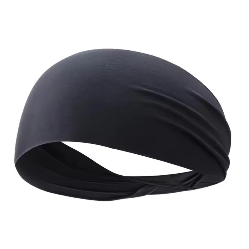 Stretch Fabric Yoga Headband Sweat Absorbent Head Wrap New Workout Headband  Workout Accessories