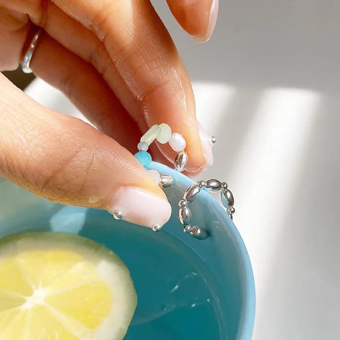 Blue Cocktail Ear Cuffs